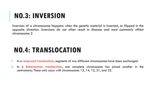 Chromosomal aberration- Structural and Numerical | PPTX