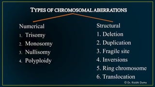 Introduction to Chromosomal Aberration | PDF