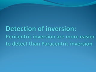 Chromosomal abnormalties