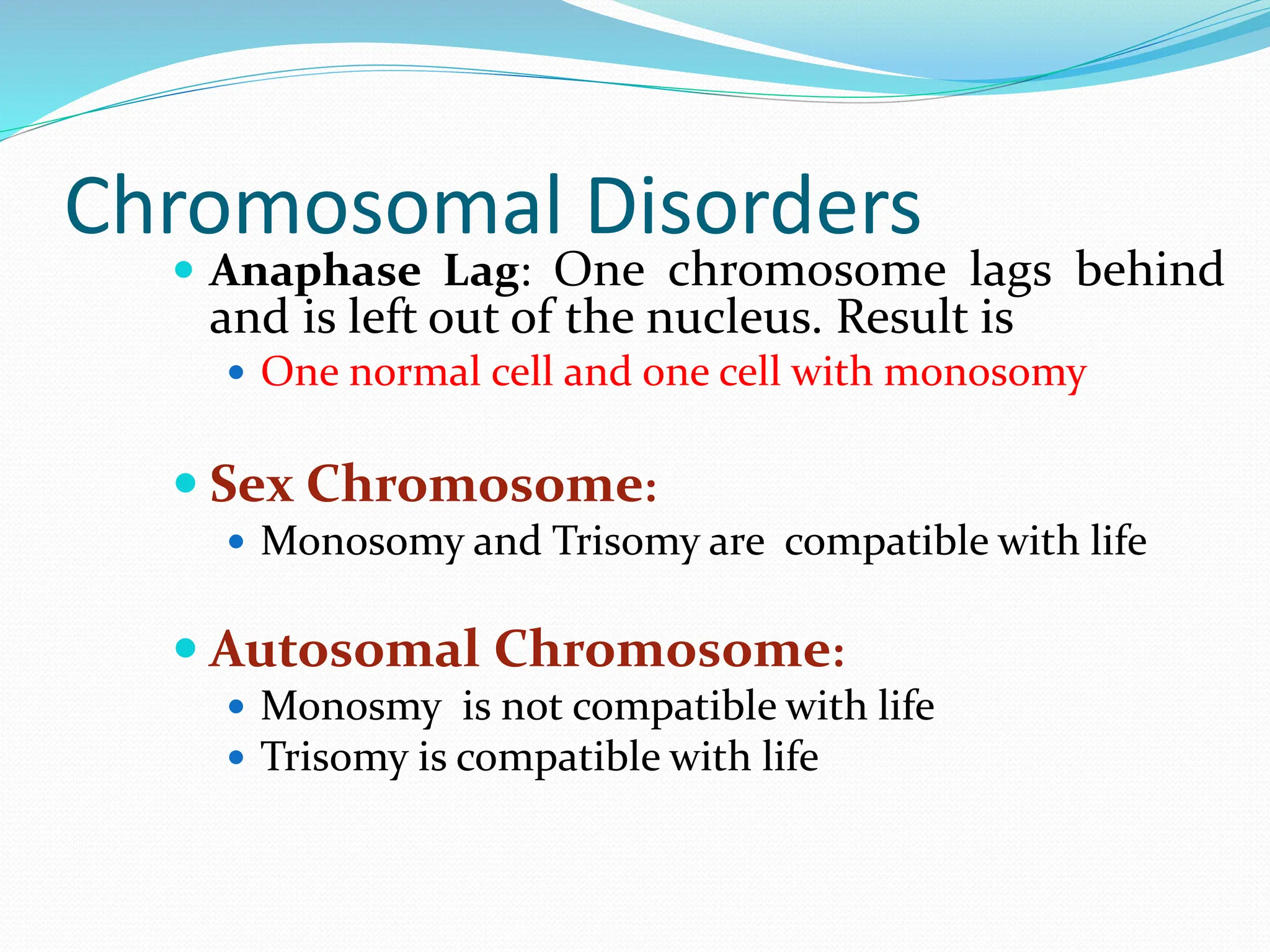 chromosomal disorders and its type and sign symptoms | PPT