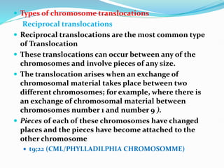 chromosomal disorders and its type and sign symptoms | PPTX