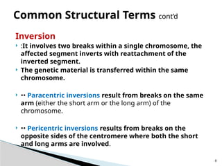 Comprehensive Overview of Cytogenetic Disorders and Chromosomal ...