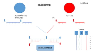 REFERENCE CELL
(NORMAL)
TEST CELL
1
2
3
4
5
6
7
DYE
HYBRIDIZATION
PROCEDURE
GRAPH
DELETION
0.75 1 1.25
 