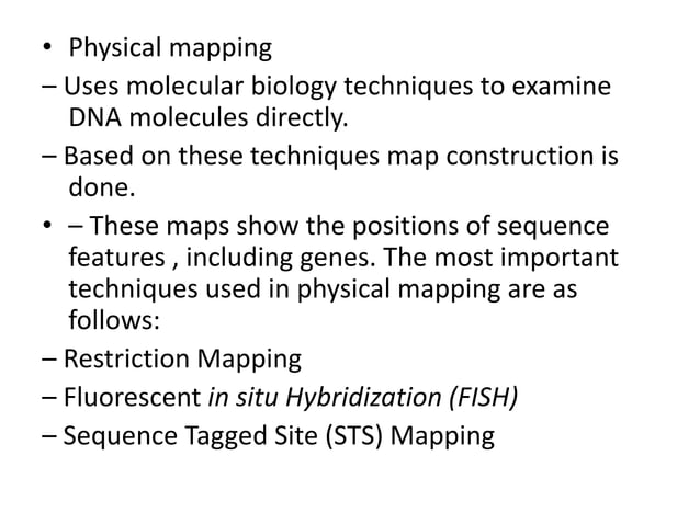 Chromosome or gene mapping &Linkage analysis | PPTX | Genetics | Science