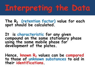 Retention Factor Values Chromotography | PPTX