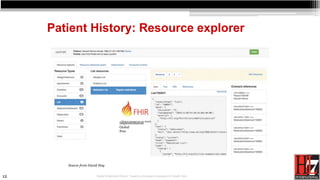 12
Patient History: Resource explorer
Click on instance to see details
Source from David Hay
Digital Enlightment Forum: To...