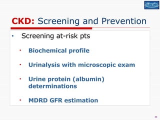 Chronic Kidney Disease Silent Epidemic PPT