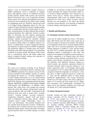 Chronic adaptations to eccentric training | PDF
