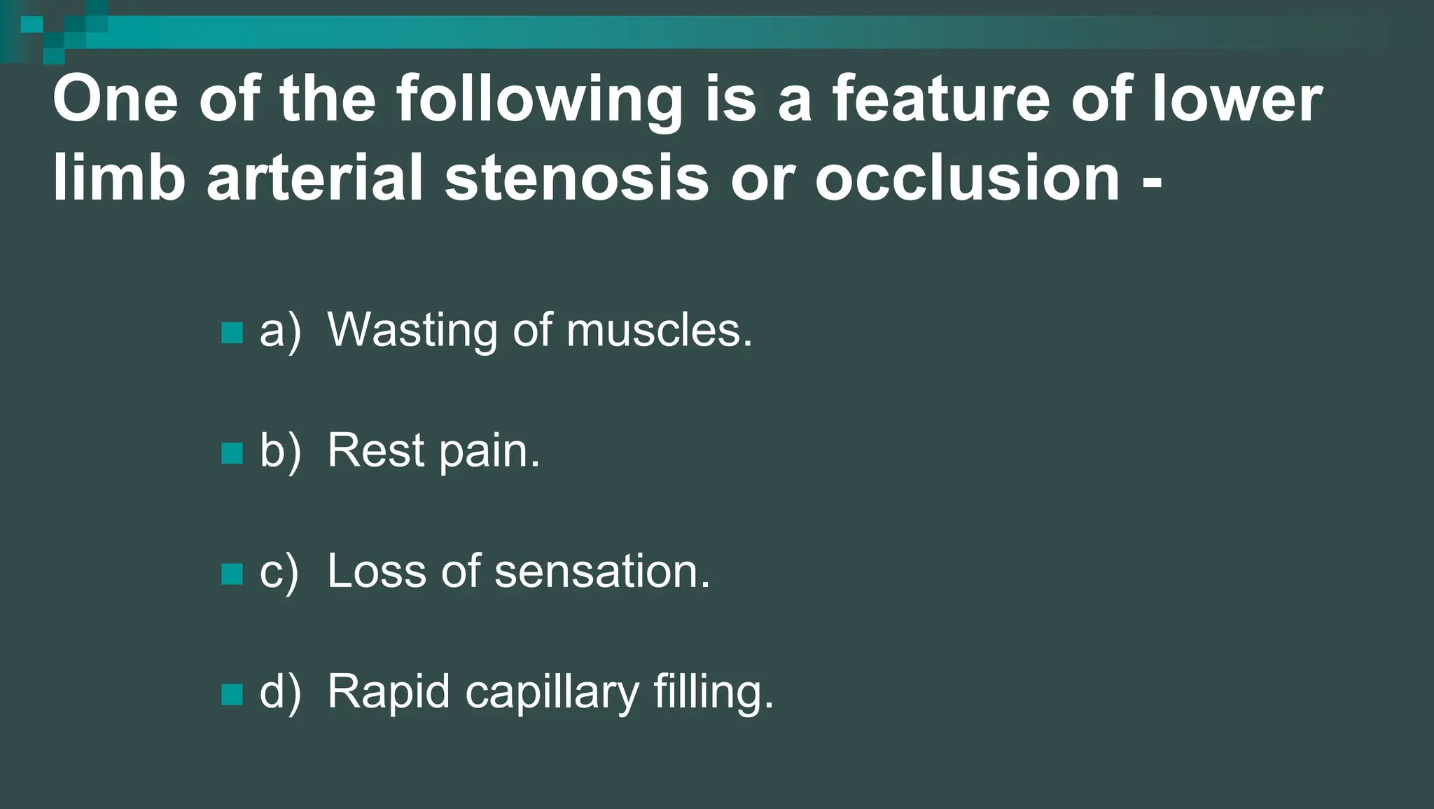 Chronic Arterial Diseases - Chronic Limb Ischemia | PDF