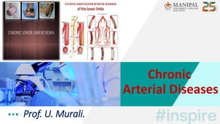 Prof. U. Murali.
Chronic
Arterial Diseases
 
