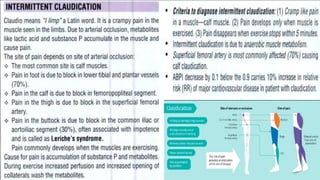 Chronic Arterial Diseases - Chronic Limb Ischemia | PDF