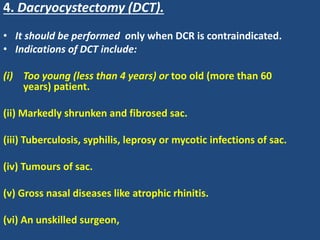 Chronic dacryocystitis Quick Review | PPTX