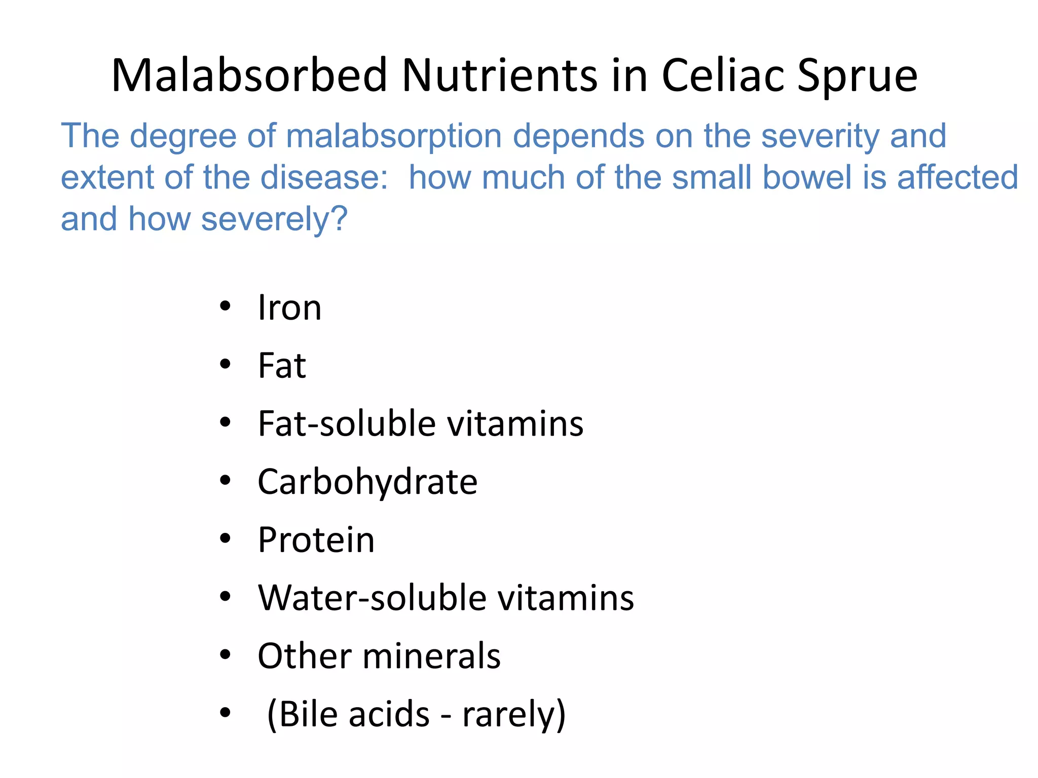 Picture Idea: Chronic Diarhea And Malabsorption