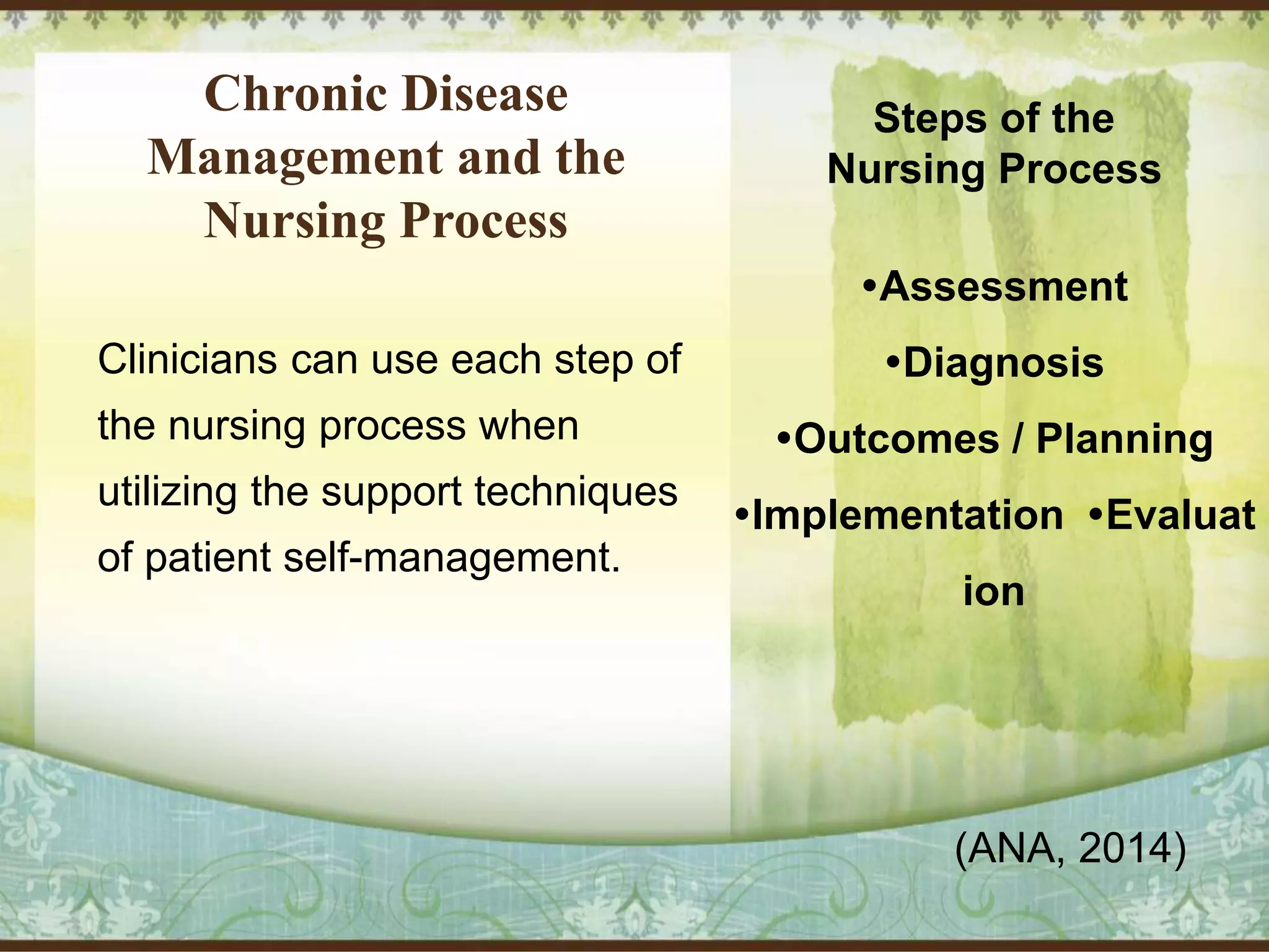 Chronic disease management in the older adult | PPTX