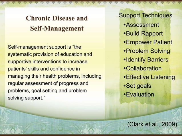 Chronic disease management in the older adult | PPTX