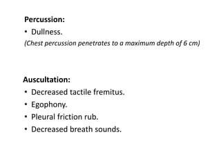 Friction Fremitus Chronic empyema | PPTX