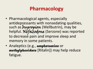 Sterzone Chronic fatugue syndrome | PPTX