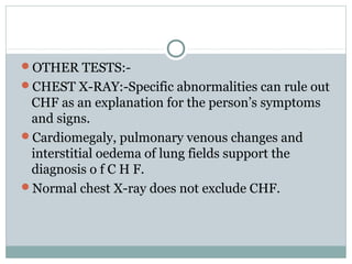 Chf Test Chronic heart failure | PPT
