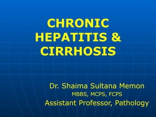 CHRONIC HEPATITIS AND CIRRHOSIS MBBS 2.pptx