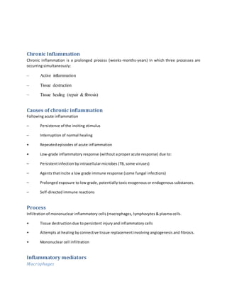 Chronic inflammation | PDF