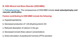 Clinical pharmacotherapy - Chronic kidney disease | PDF