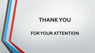 THANKYOU
FORYOUR ATTENTION
 