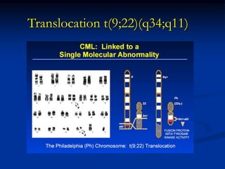 Translocation t(9;22)(q34;q11)
 