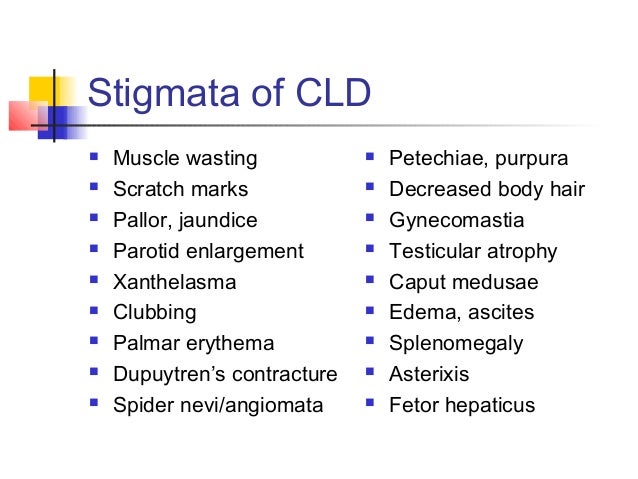 Chronic liver disease