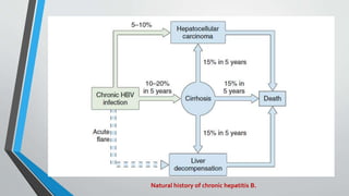 Natural history of chronic hepatitis B.
 