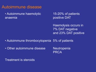 Dat Autoimmune Chronic Lymphocytic Leukemia ,laboratory findings, | PPT