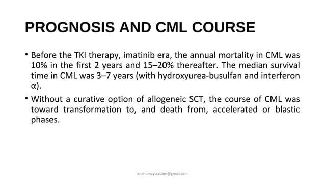 Chronic myeloid leukemia (CML) | PPT