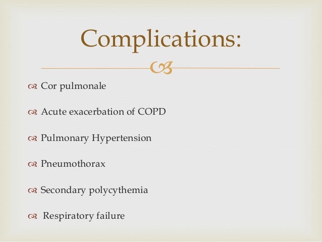 Chronic obstructive airway disease (coad)