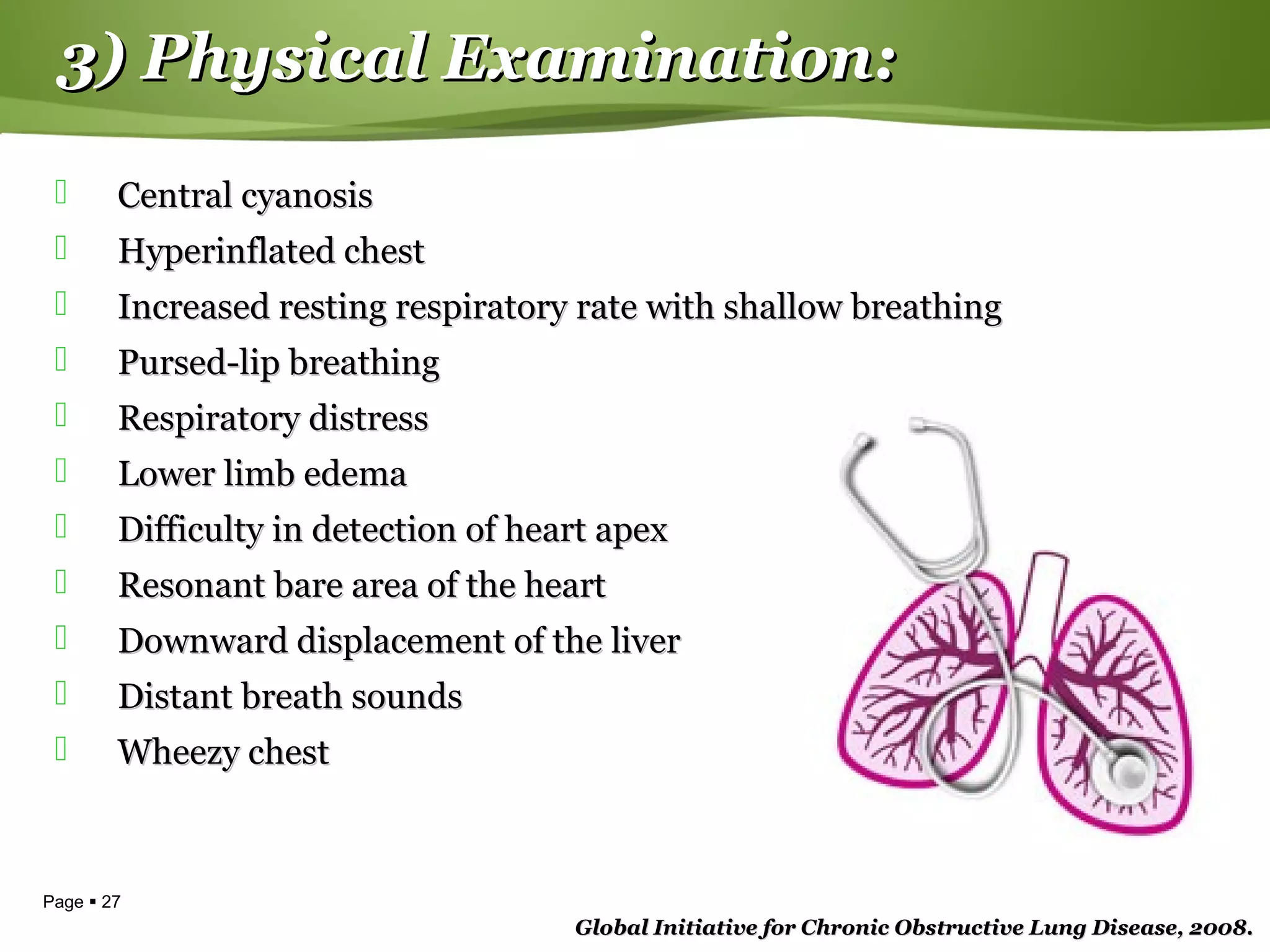Chronic obstructive pulmonary disease | PPT