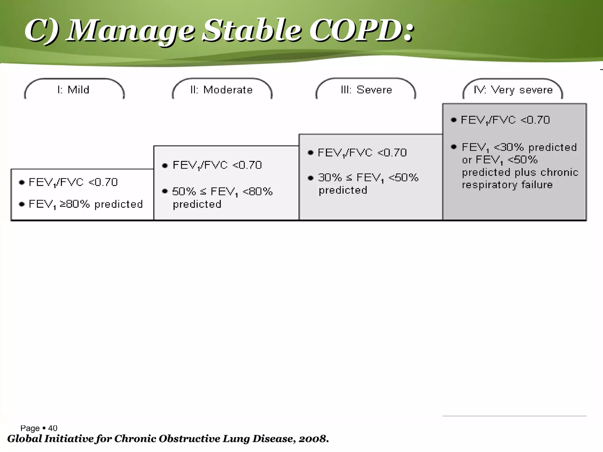 Chronic obstructive pulmonary disease | PPT