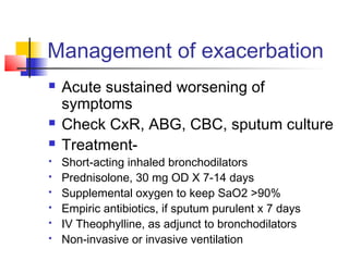 Chronic obstructive pulmonary disease | PPT