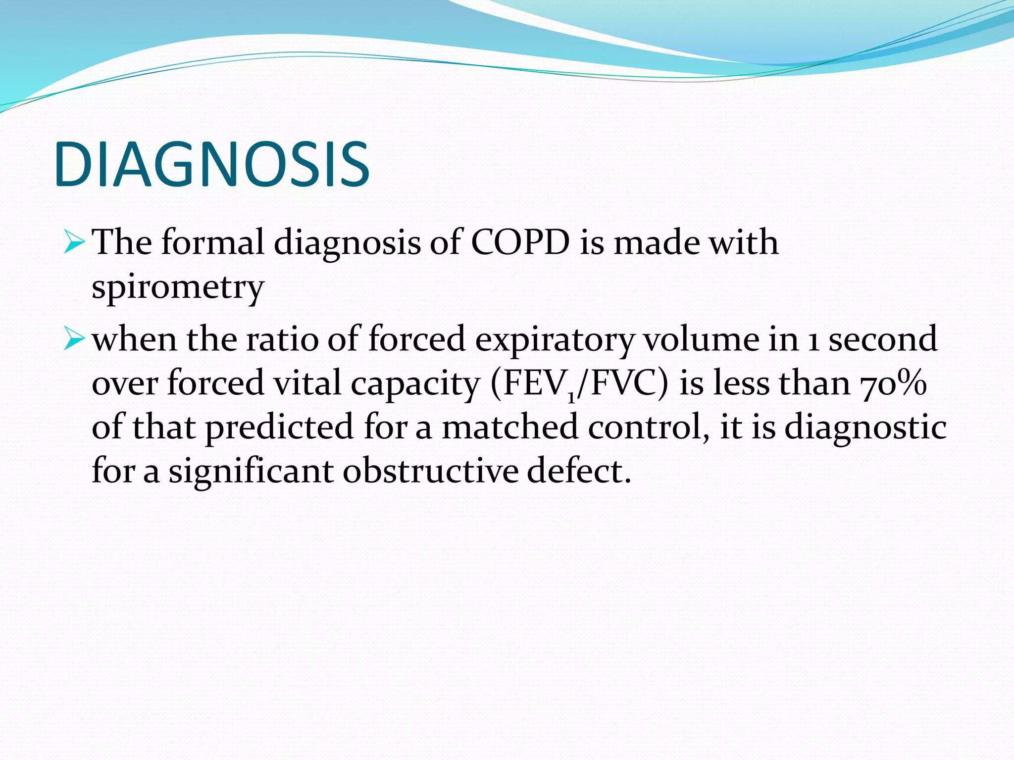 Chronic obstructive pulmonary disease | PPTX