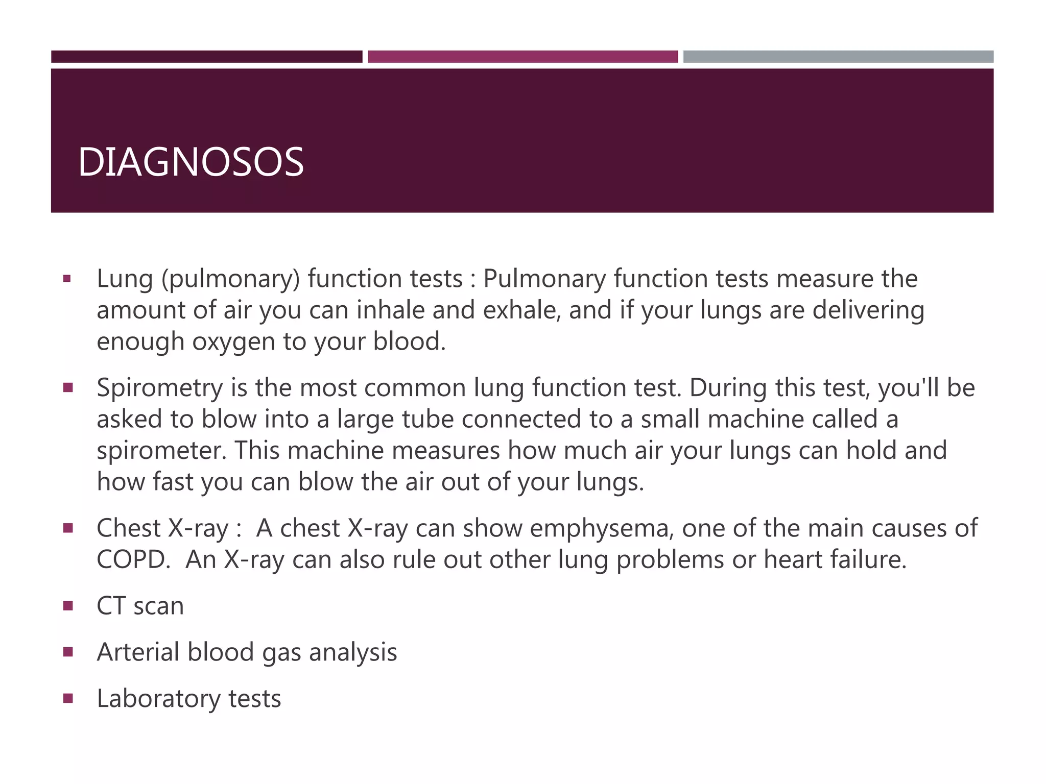 Chronic obstructive pulmonary disease (copd) | PPTX
