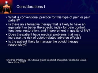 Chronic Opioid Therapy Ppt Chronic Opioid Therapy Ppt