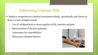 Chronic Pain management presentation ppt | PPTX