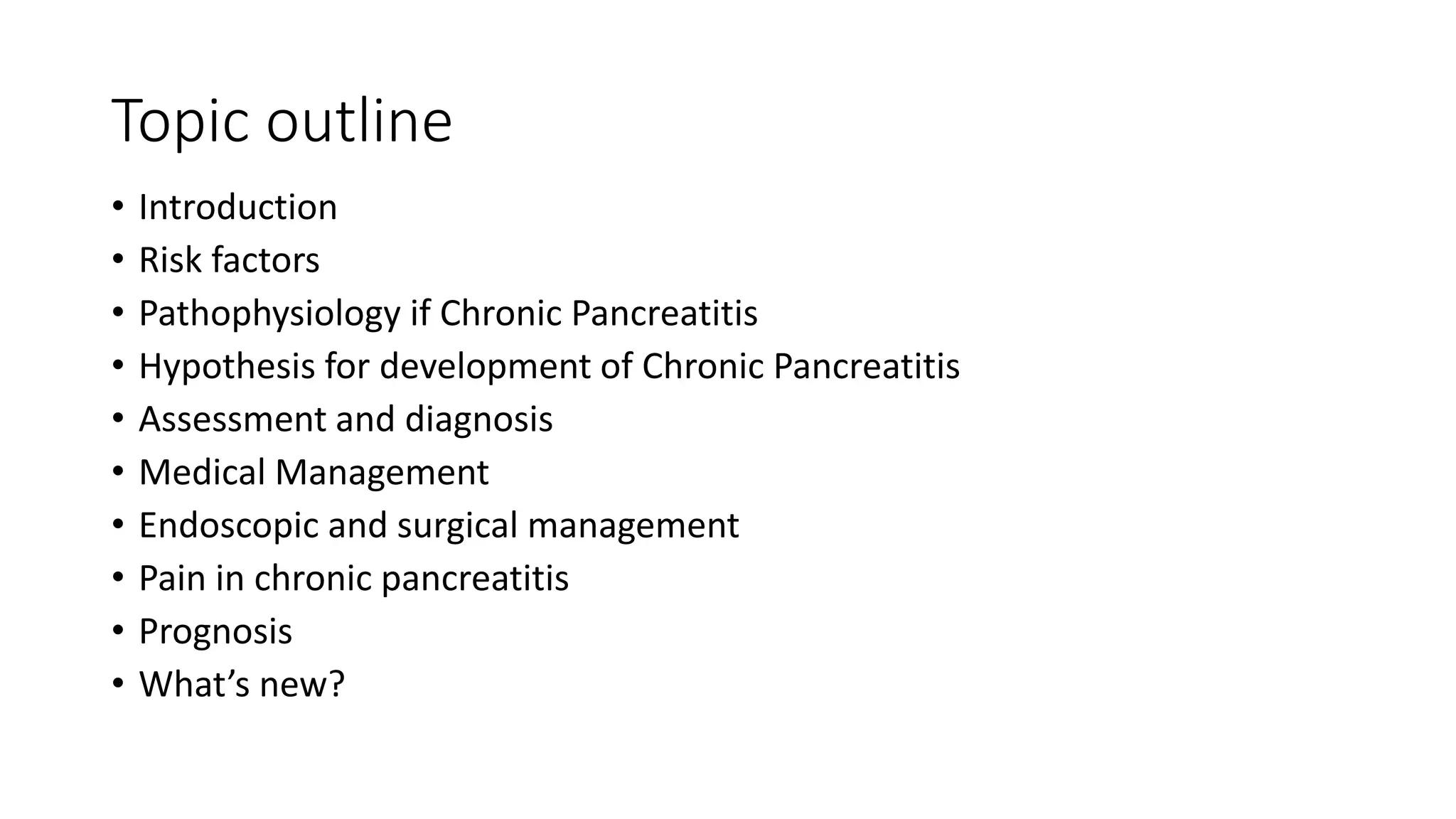 Diagnosis and management of Chronic Pancreatitis.pptx