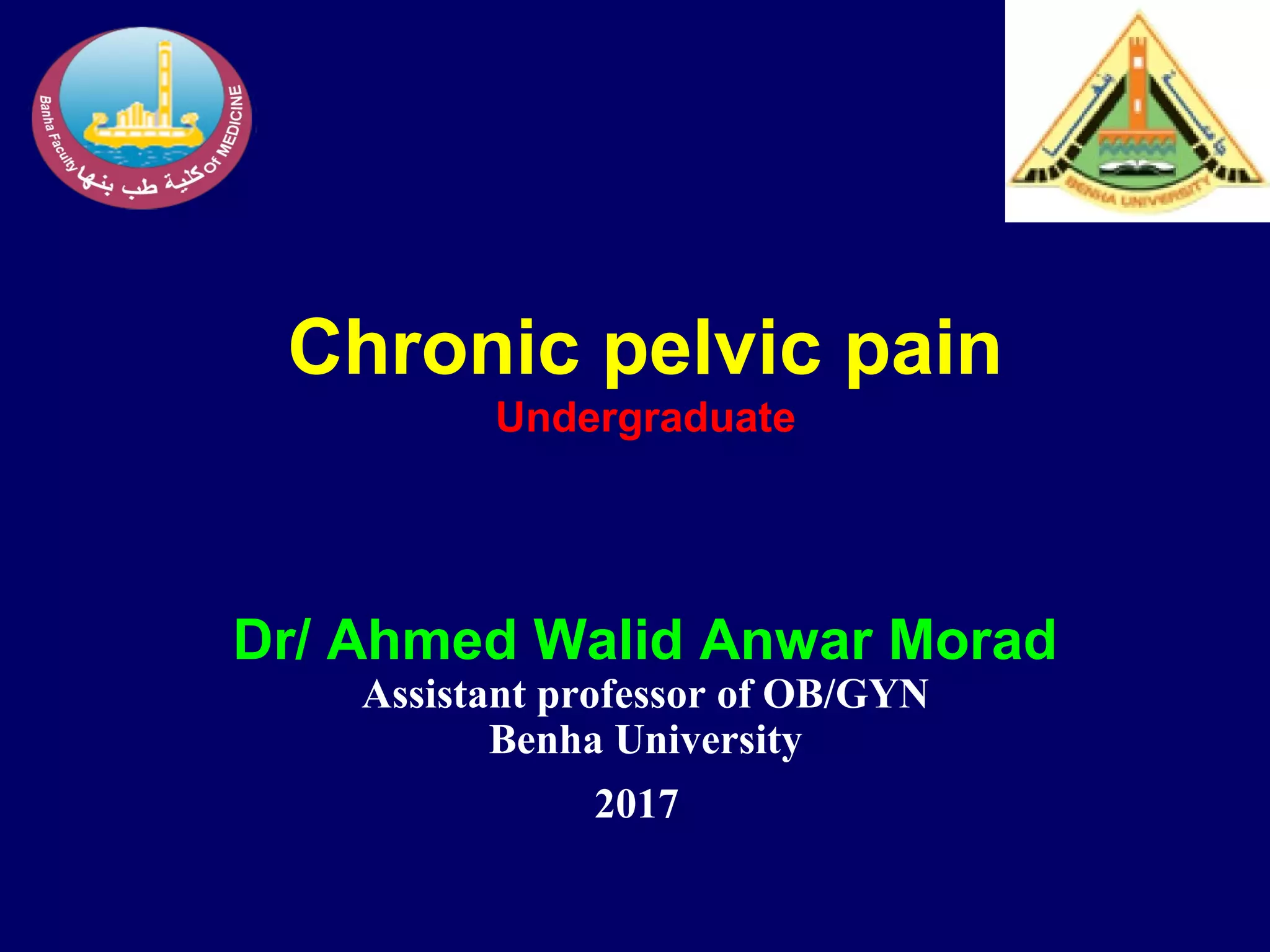 Chronic pelvic pain | PPT