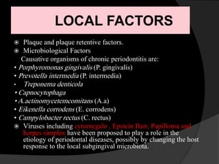 Chronic periodontitis | PPTX
