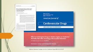Refernce: Shamanna S. Iyengar, et al. Am J Cardiovasc Drugs 2009; 9 (5): 293-297.
 