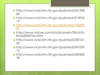 








http://www.ncbi.nlm.nih.gov/pubmed/241298
66
http://www.ncbi.nlm.nih.gov/pubmed/214955
19
http://www.ncbi.nlm.nih.gov/pubmed/106830
91
http://www.nature.com/icb/journal/v78/n5/fu
ll/icb200070a.html
http://www.ncbi.nlm.nih.gov/pubmed/232101
20
http://www.ncbi.nlm.nih.gov/pubmed/241029
12
http://www.ncbi.nlm.nih.gov/pubmed/240483
18

 
