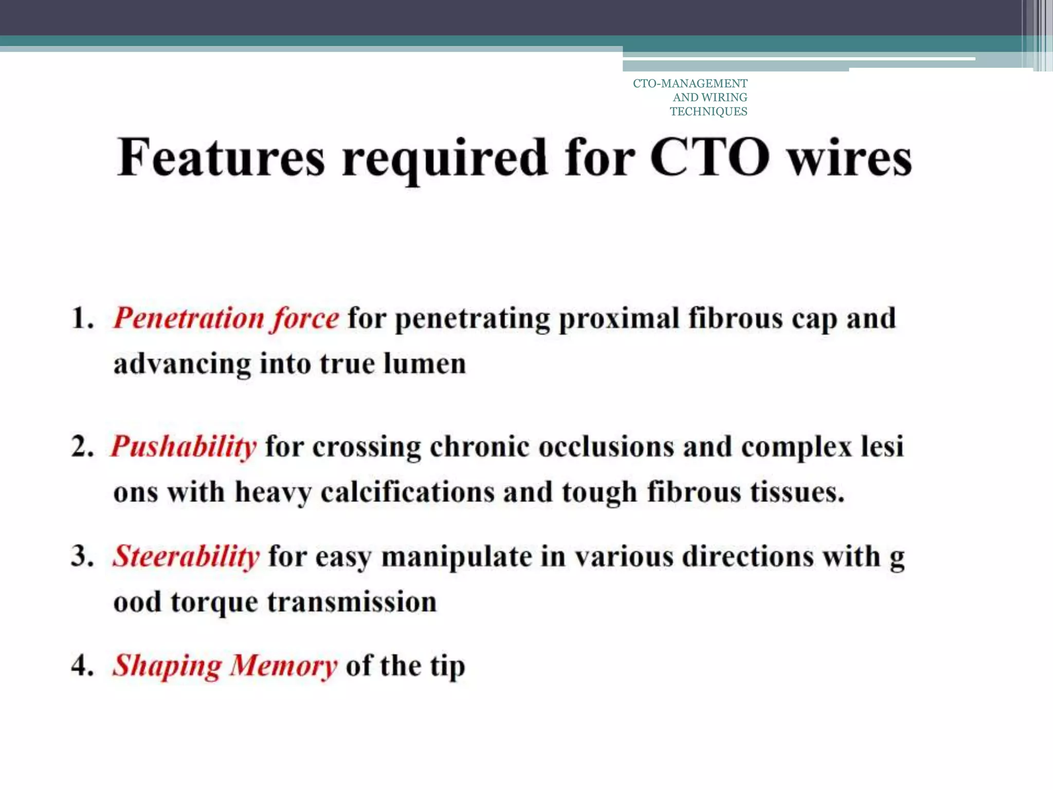 CTO-MANAGEMENT
AND WIRING
TECHNIQUES
 