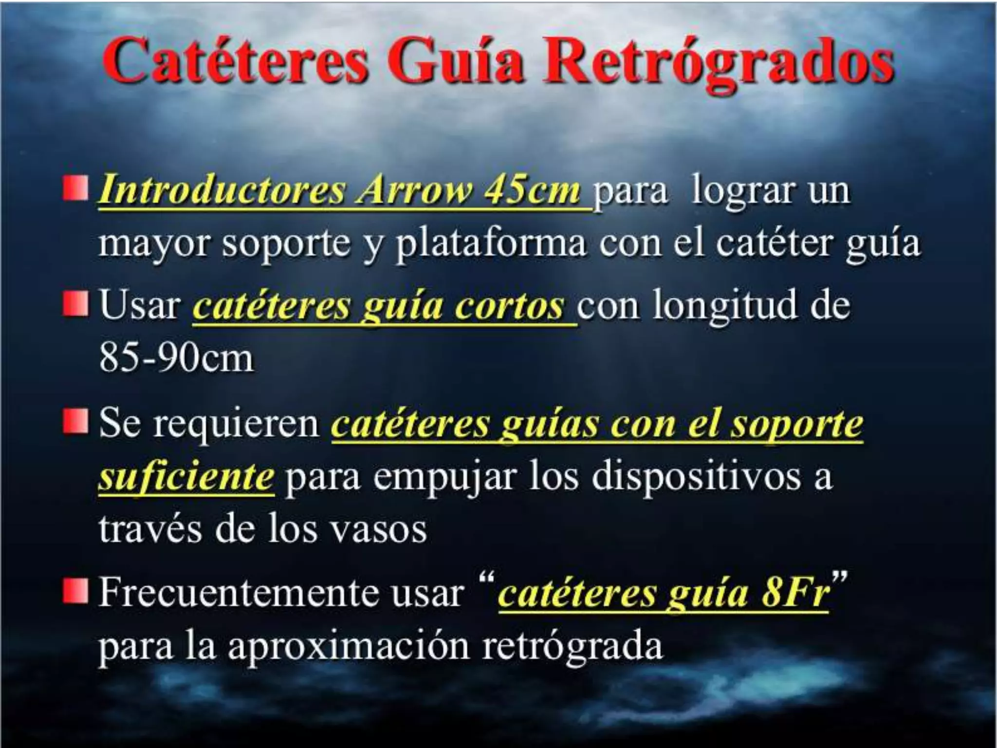 INTERVENTIONAL TECHNIQUES IN CHRONIC TOTAL OCCLUSIONS