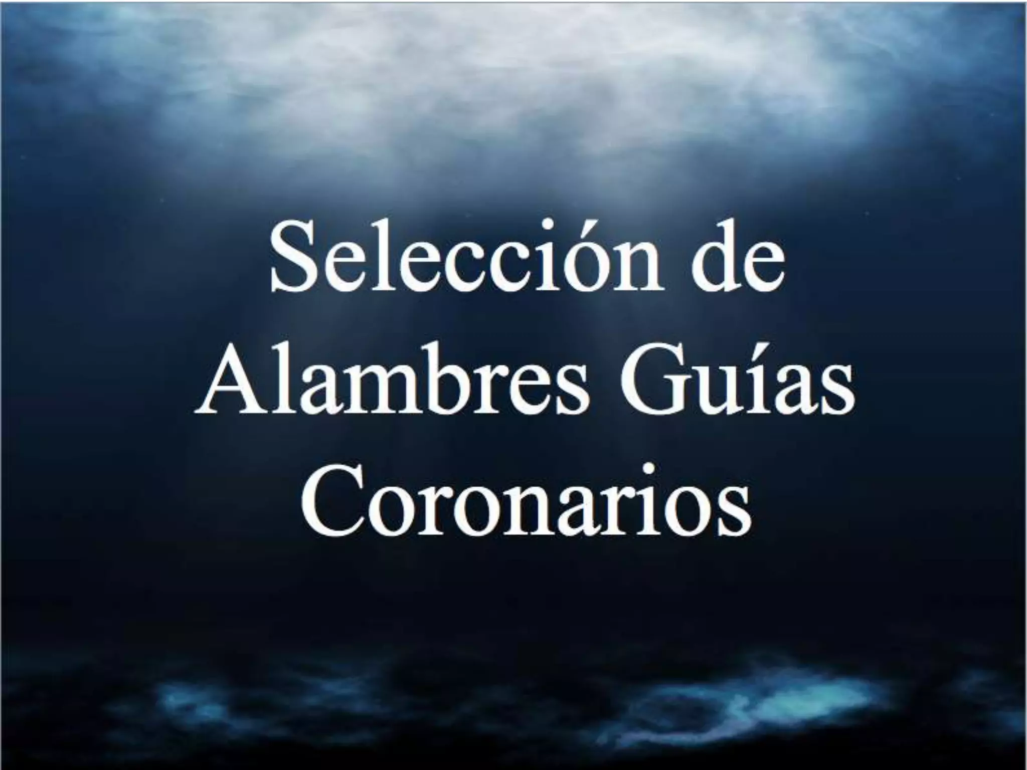 INTERVENTIONAL TECHNIQUES IN CHRONIC TOTAL OCCLUSIONS