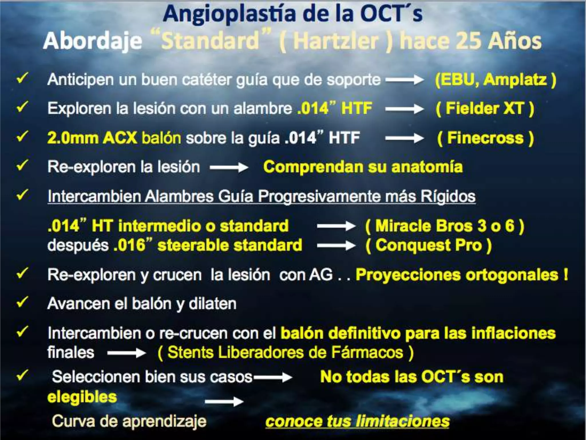 INTERVENTIONAL TECHNIQUES IN CHRONIC TOTAL OCCLUSIONS