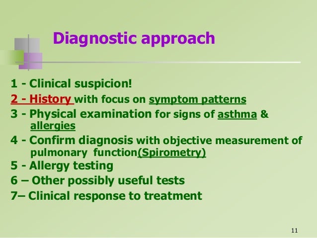 Key History Points         Symptoms Pattern of Symptoms Precipitating Factors (Triggers) Development of Disease L...