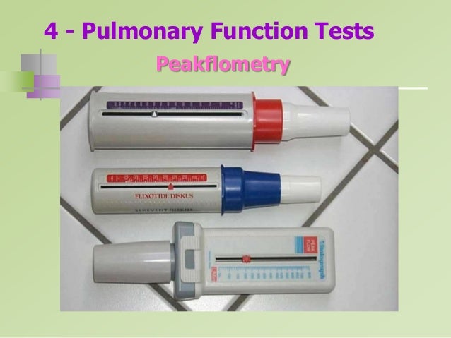 4 - Pulmonary Function Tests Spirometry  